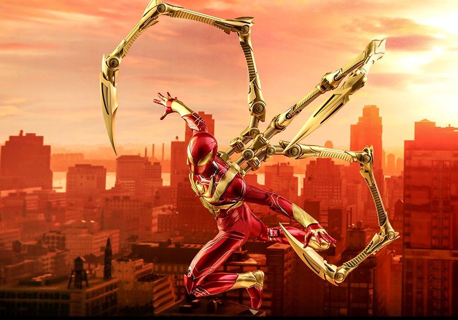 Hot Toys VGM38 Marvel's Spider-Man - 1/6th scale Spider-Man (Iron Spider Armor) Collectible Figure