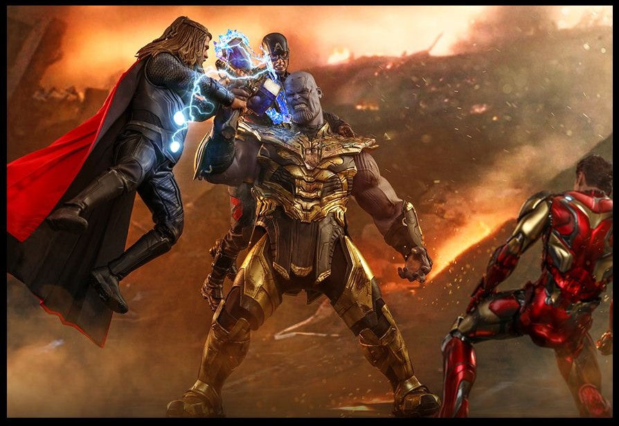 Hot Toys MMS564 Avengers: Endgame - 1/6th scale Thanos (Battle Damaged Version) Collectible Figure