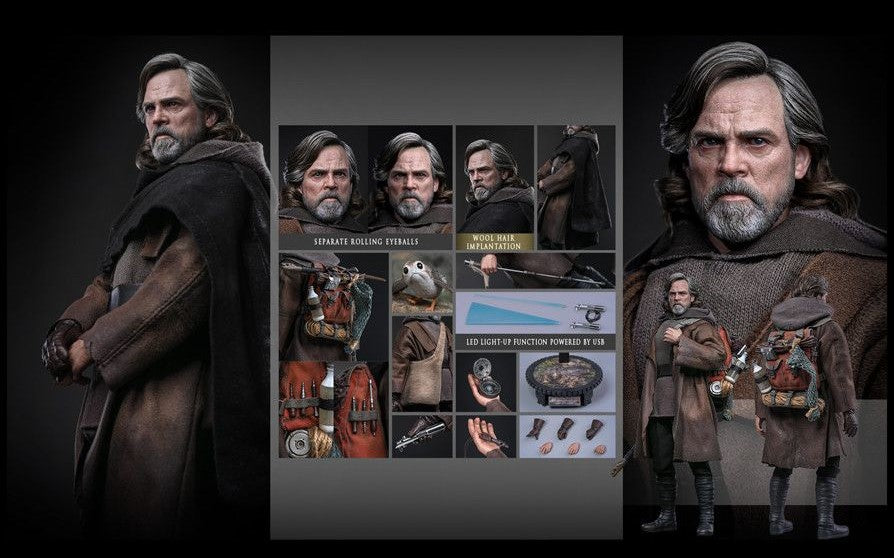 Pre-Order Hot Toys MMS879AE Star Wars: The Last Jedi - 1/6th scale Luke Skywalker Collectible Figure (Artisan Edition) (Hot Toys Exclusive)