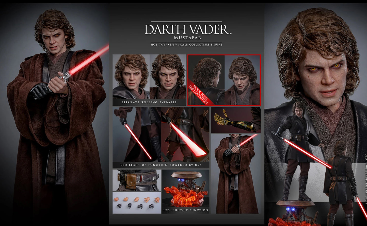 Pre-Order Hot Toys DX49AE Star Wars - 1/6th scale Darth Vader (Mustafar) Collectible Figure (Sideshow Exclusive)
