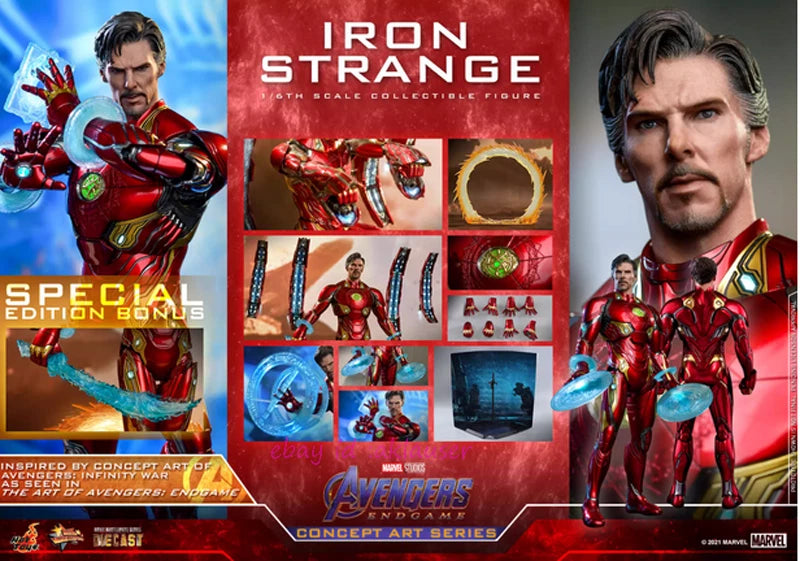 Hot Toys MMS606D41B Avengers: Endgame (Concept Art Series) - 1/6th scale Iron Strange Collectible Figure (Special Edition)