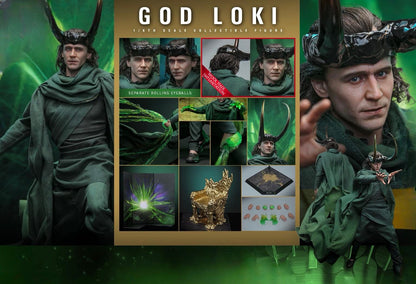 Pre-Order Hot Toys DX41AE Loki - 1/6th scale God Loki Collectible Figure (Artisan Edition)