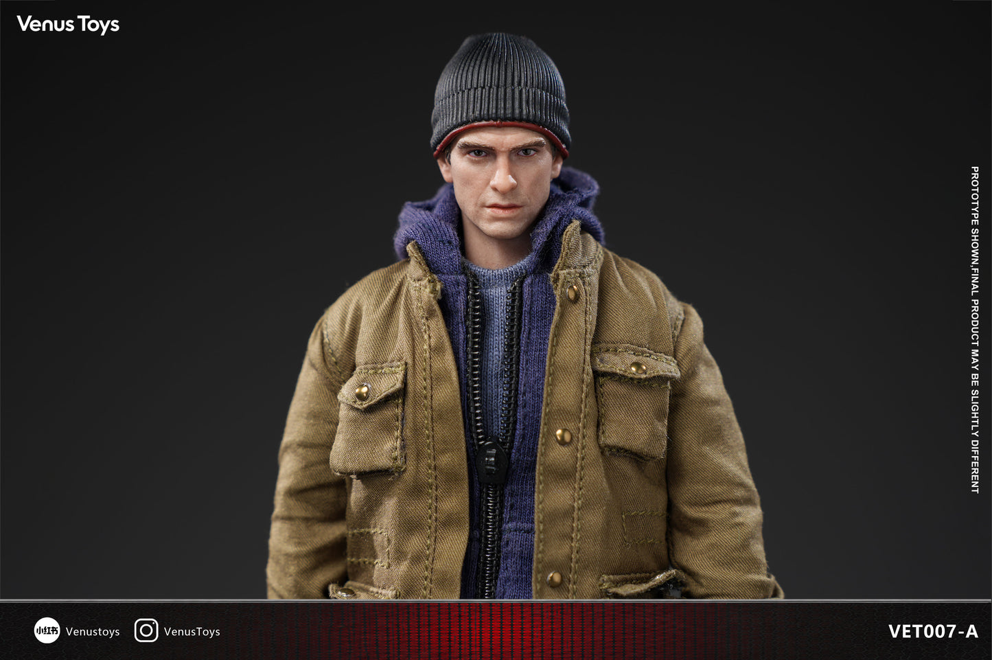 Pre-Order Venus Toys VET007-A - Night Vigilante 1/12 Scale Action Figure (Yellow Jacket)
