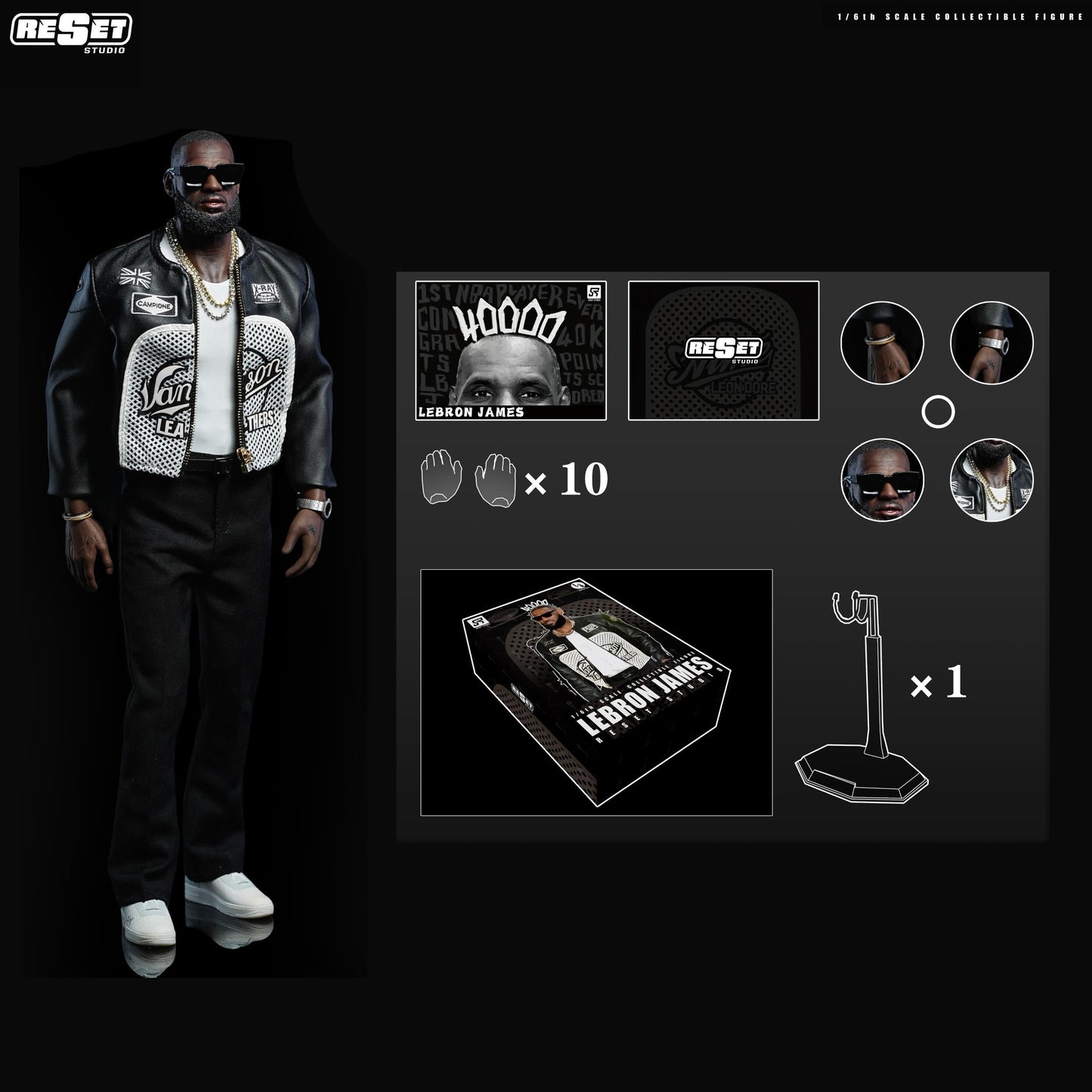 ResetStudio - LeBron James 1/6 Scale Action Figure (Limited Edition)