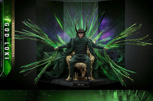 Pre-Order Hot Toys DX41AE Loki - 1/6th scale God Loki Collectible Figure (Artisan Edition)