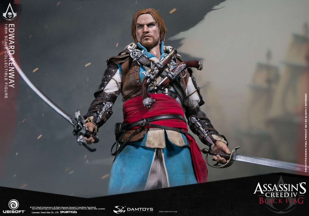 Damtoys DMS003 Assassin's Creed IV：Black Flag - 1/6th scale Edward Kenway Collectible Figure