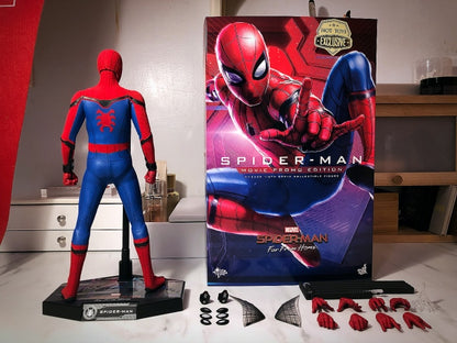 Hot Toys MMS535 Spider-Man: Far From Home - 1/6th scale Spider-Man Collectible Figure (Movie Promo Edition)