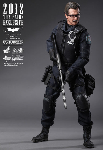 Hot Toys MMS182 The Dark Knight - 1/6th scale Lt. Jim Gordon S.W.A.T. Suit Version Collectible Figure