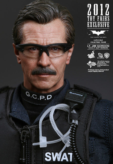 Hot Toys MMS182 The Dark Knight - 1/6th scale Lt. Jim Gordon S.W.A.T. Suit Version Collectible Figure