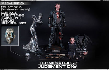 Hot Toys DX13 Terminator 2: Judgment Day - 1/6th scale T-800 (Battle Damaged Version) Collectible Figure (Special Edition)