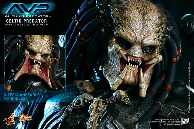 Hot Toys MMS221 Alien vs Predator AVP - 1/6 Scale Celtic Predator Collectible Figure