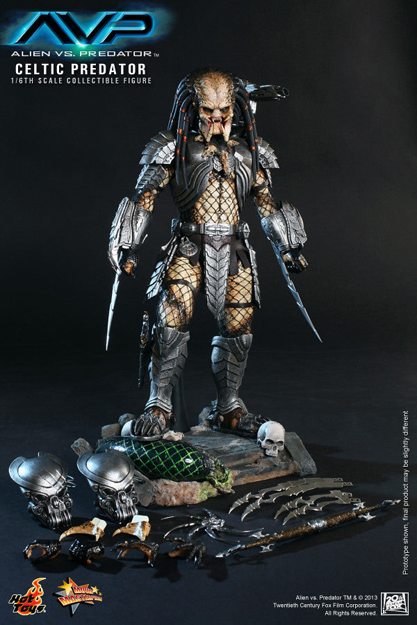 Hot Toys MMS221 Alien vs Predator AVP - 1/6 Scale Celtic Predator Collectible Figure