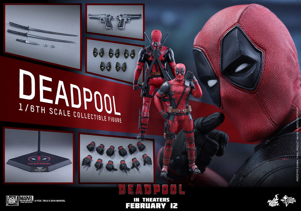 Hot Toys MMS347 Deadpool: 1/6th scale Deadpool Collectible Figure