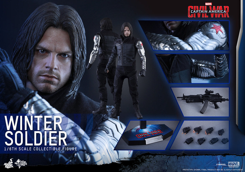 Hot Toys MMS351 Captain America: Civil War - 1/6th scale Winter Soldier Collectible Figure