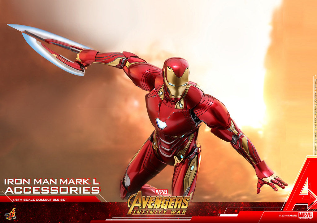 Hot Toys ACS004 Avengers Infinity War - Iron Man Mark L Accessories Set