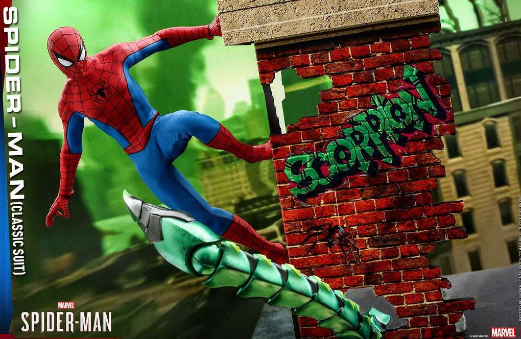 Hot Toys VGM48 Marvel Spider-Man - Spider-Man (Classic Suit) Collectible Figure