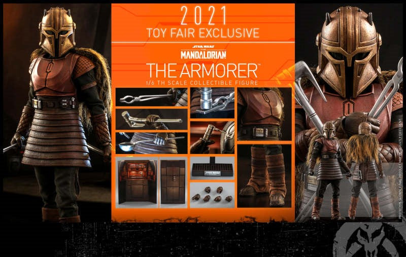 Hot Toys TMS044 Star Wars: The Mandalorian - 1/6th scale The Armorer Collectible Figure [Toy Fair Exclusive]