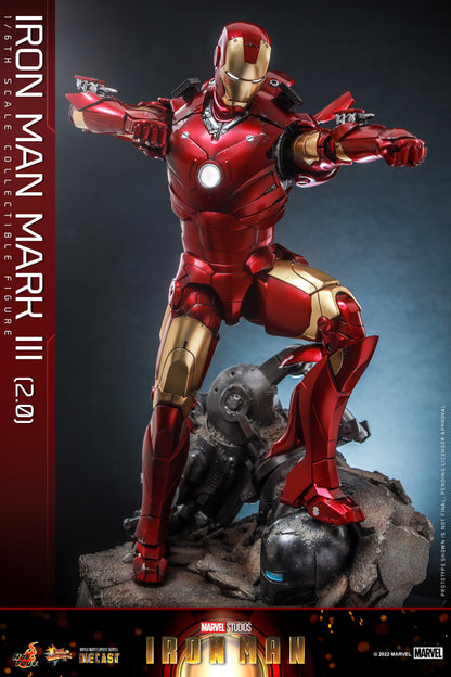 Hot Toys MMS664D48 Iron Man - 1/6th scale Iron Man Mark III (2.0) Collectible Figure