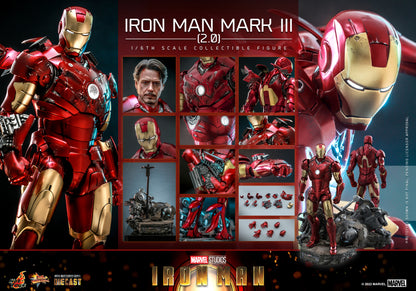 Hot Toys MMS664D48 Iron Man - 1/6th scale Iron Man Mark III (2.0) Collectible Figure