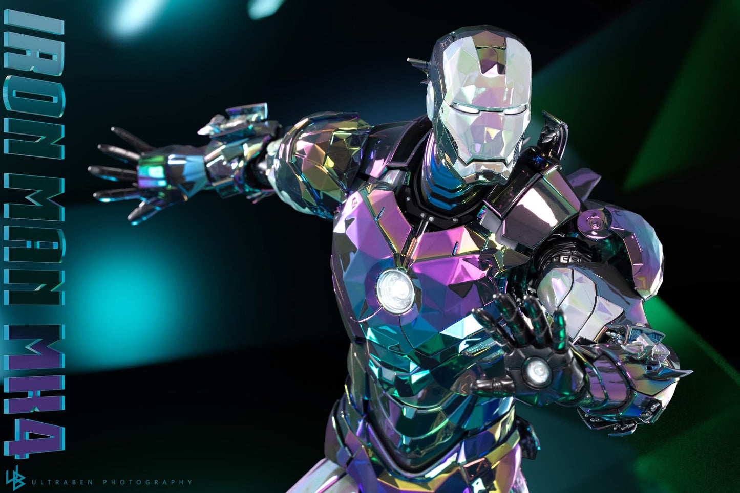 Hot Toys MMS855D79 Iron Man 2 - 1/6th scale Iron Man Mark IV (Haze Fractal Armor) Collectible Figure [Hot Toys Exclusive]
