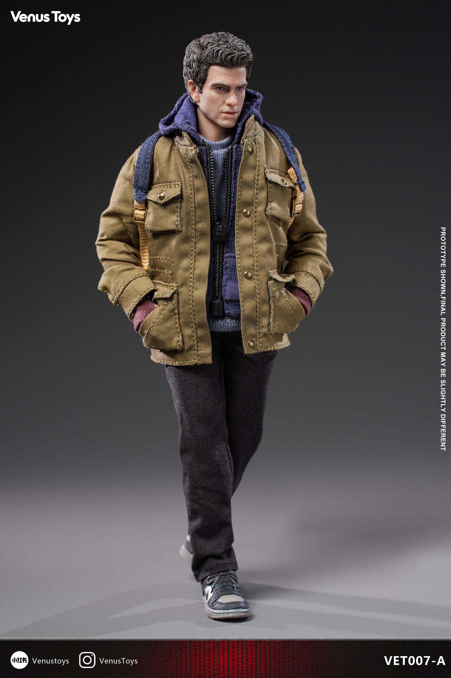 Pre-Order Venus Toys VET007-A - Night Vigilante 1/12 Scale Action Figure (Yellow Jacket)