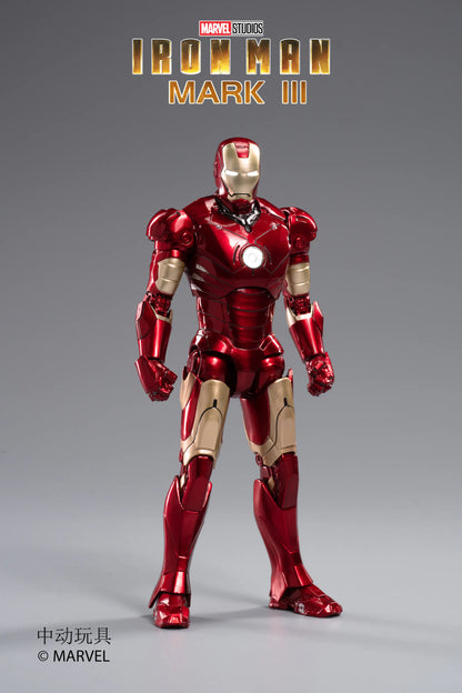 ZD Toys - Iron Man Mark III 1:10 Scale Collectible Figure (LED Version)