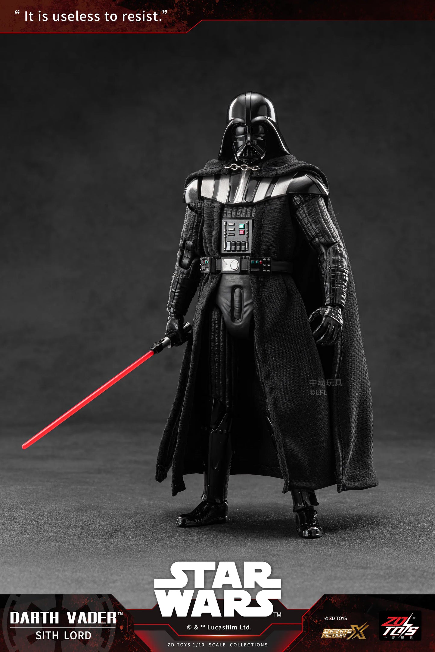 ZD Toys - Star Wars Darth Vader 1:10 Scale Collectible Figure