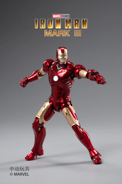 ZD Toys - Iron Man Mark III 1:10 Scale Collectible Figure (LED Version)