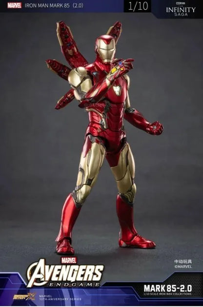 ZD Toys - Iron Man MARK 85 2.0 1:10 Scale Collectible Figure (LED Version)
