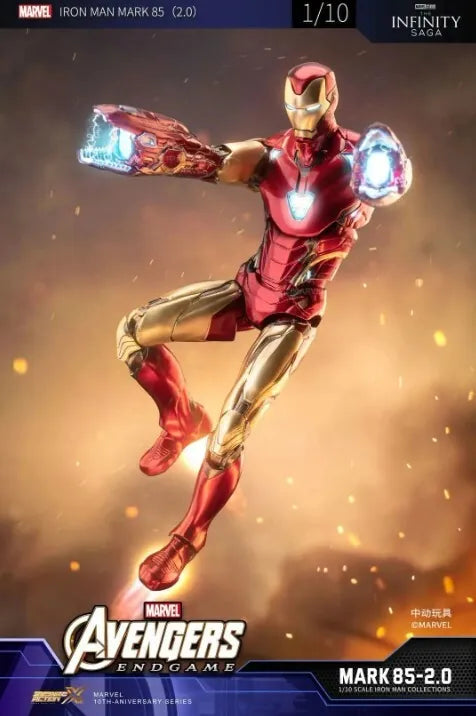 ZD Toys - Iron Man MARK 85 2.0 1:10 Scale Collectible Figure (LED Version)