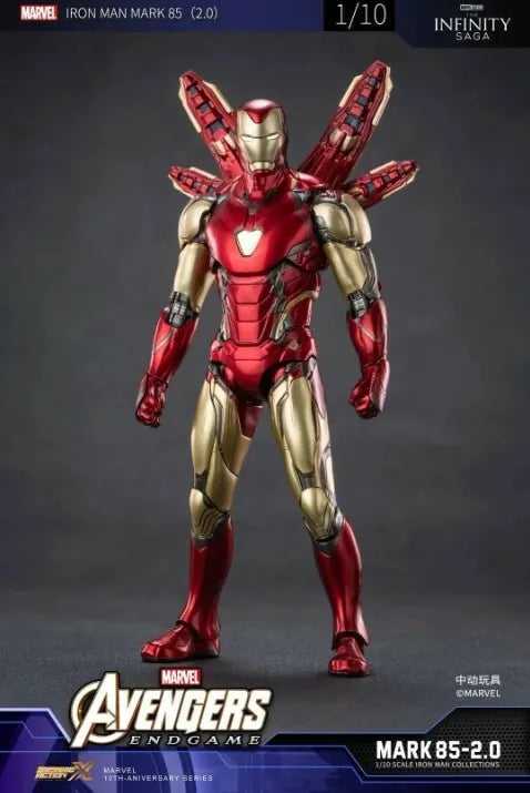 ZD Toys - Iron Man MARK 85 2.0 1:10 Scale Collectible Figure (LED Version)