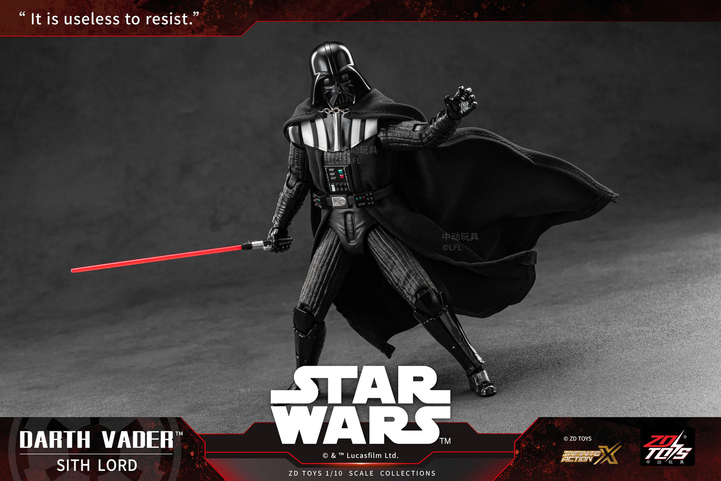 ZD Toys - Star Wars Darth Vader 1:10 Scale Collectible Figure