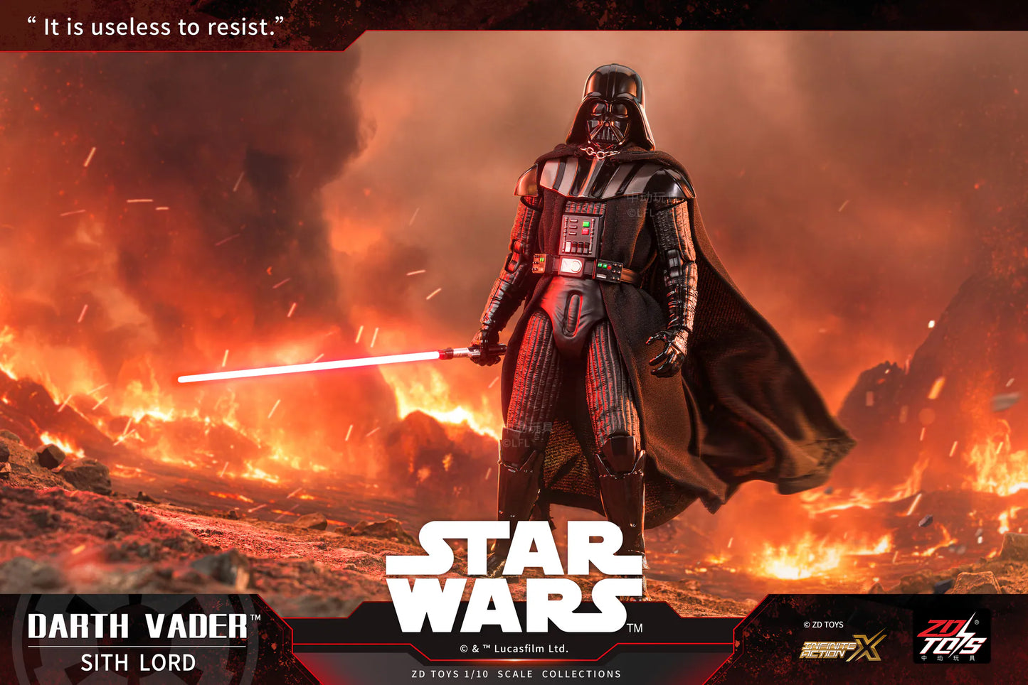 ZD Toys - Star Wars Darth Vader 1:10 Scale Collectible Figure