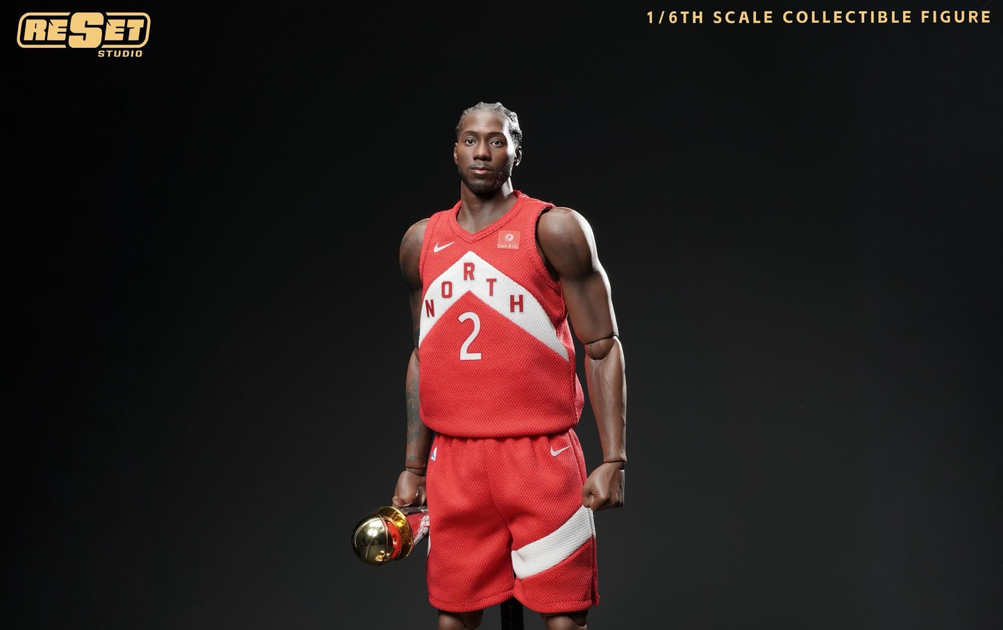Pre-Order ResetStudio - Toronto Raptors - Kawhi Leonard "Championship Edition" Dual Head Sculpt 1/6 Scale Collectible Action Figure Set