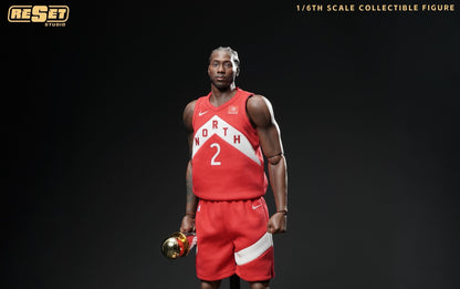 Pre-Order ResetStudio - Toronto Raptors - Kawhi Leonard "Championship Edition" Dual Head Sculpt 1/6 Scale Collectible Action Figure Set