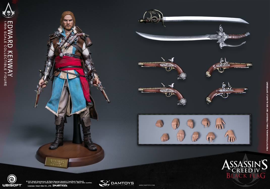 Damtoys DMS003 Assassin's Creed IV：Black Flag - 1/6th scale Edward Kenway Collectible Figure