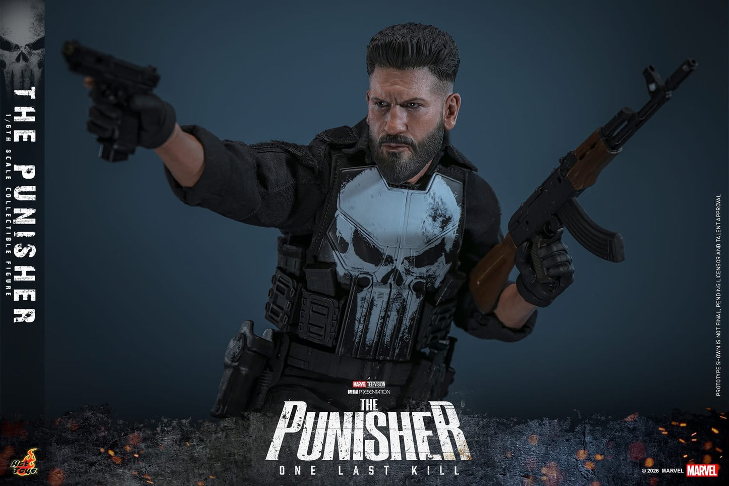 Pre-Order Hot Toys TMS190 The Punisher: One Last Kill - 1/6th scale The Punisher Collectible Figure