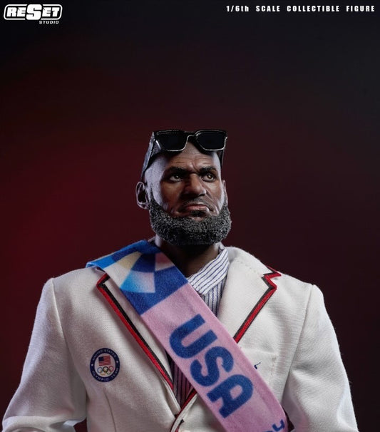 ResetStudio - Collector’s Edition [Possessive Eyes]Paris 2024 LeBron James 1/6 Scale Collector‘s Edition Action Figure (Deluxe Edition)