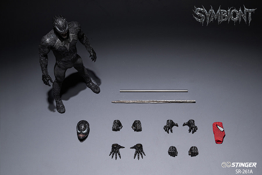 Pre-Order Stinger Studio SR-261A - Symbiont 1/12 Action Figure (Masked Head Version)