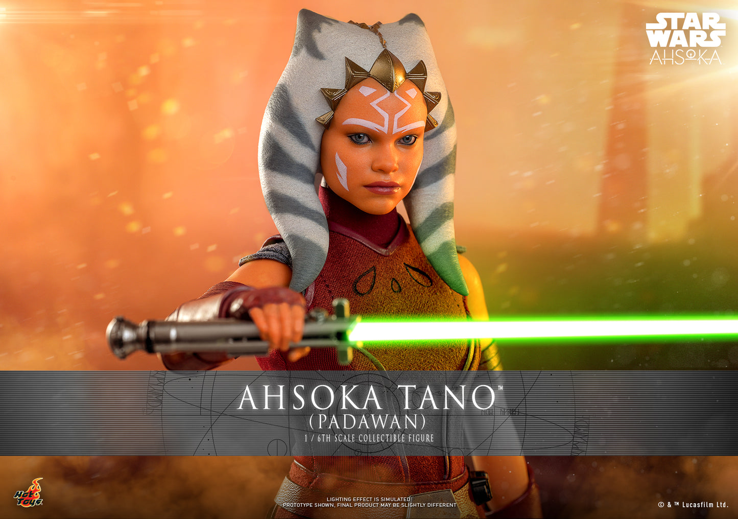 Pre-Order Hot Toys TMS123 Hot Toys Star Wars Ahsoka Tano Padawan 1/6 Scale Collectible Figure