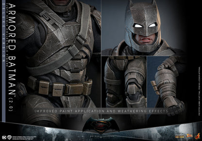 Pre-Order Hot Toys MMS742D62 Batman v Superman: Dawn of Justice - 1/6 scale Armored Batman (2.0) Collectible Figure