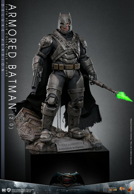 Pre-Order Hot Toys MMS742D62 Batman v Superman: Dawn of Justice - 1/6 scale Armored Batman (2.0) Collectible Figure