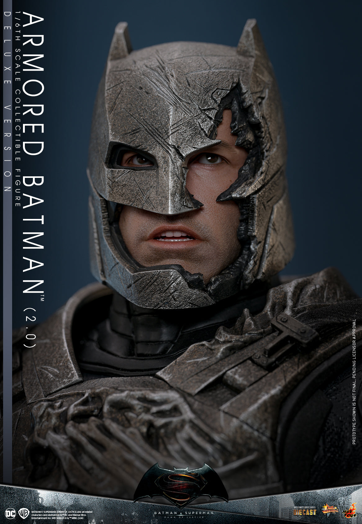 Pre-Order Hot Toys MMS742D62 Batman v Superman: Dawn of Justice - 1/6 scale Armored Batman (2.0) Collectible Figure