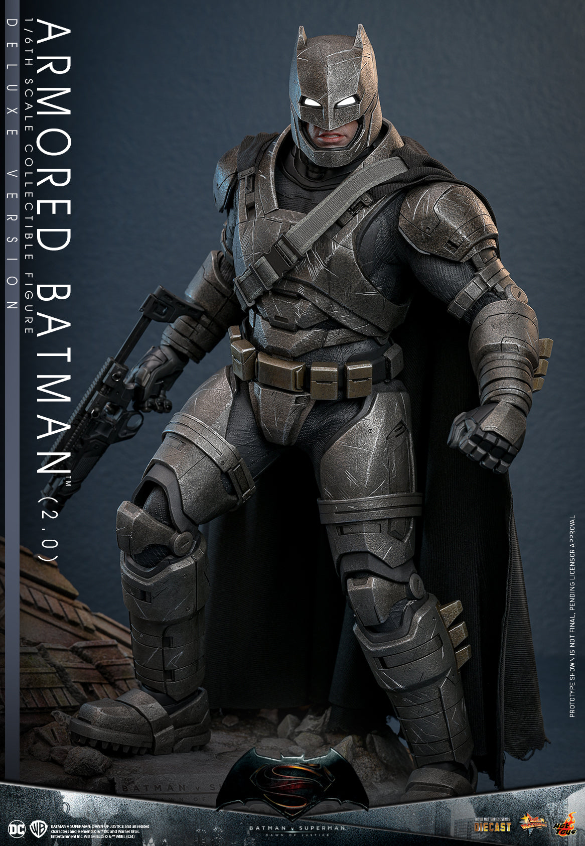 Pre-Order Hot Toys MMS742D62 Batman v Superman: Dawn of Justice - 1/6 scale Armored Batman (2.0) Collectible Figure