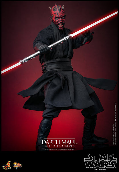 Hot Toys MMS749 Star Wars Episode I: The Phantom Menace - 1/6 scale Darth Maul with Sith Speeder Collectible Set