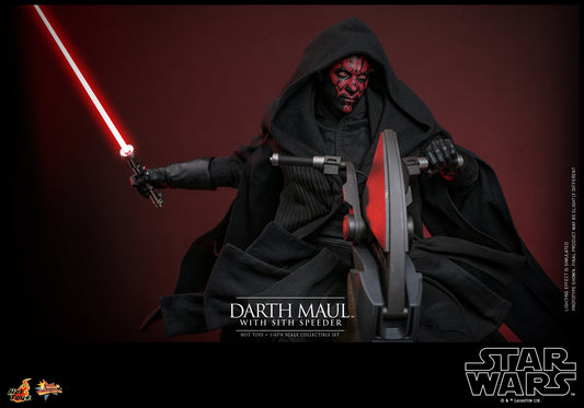 Hot Toys MMS749 Star Wars Episode I: The Phantom Menace - 1/6 scale Darth Maul with Sith Speeder Collectible Set