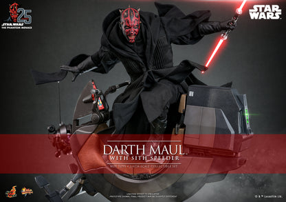Hot Toys MMS749 Star Wars Episode I: The Phantom Menace - 1/6 scale Darth Maul with Sith Speeder Collectible Set