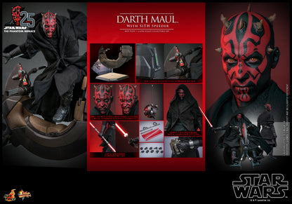 Hot Toys MMS749 Star Wars Episode I: The Phantom Menace - 1/6 scale Darth Maul with Sith Speeder Collectible Set