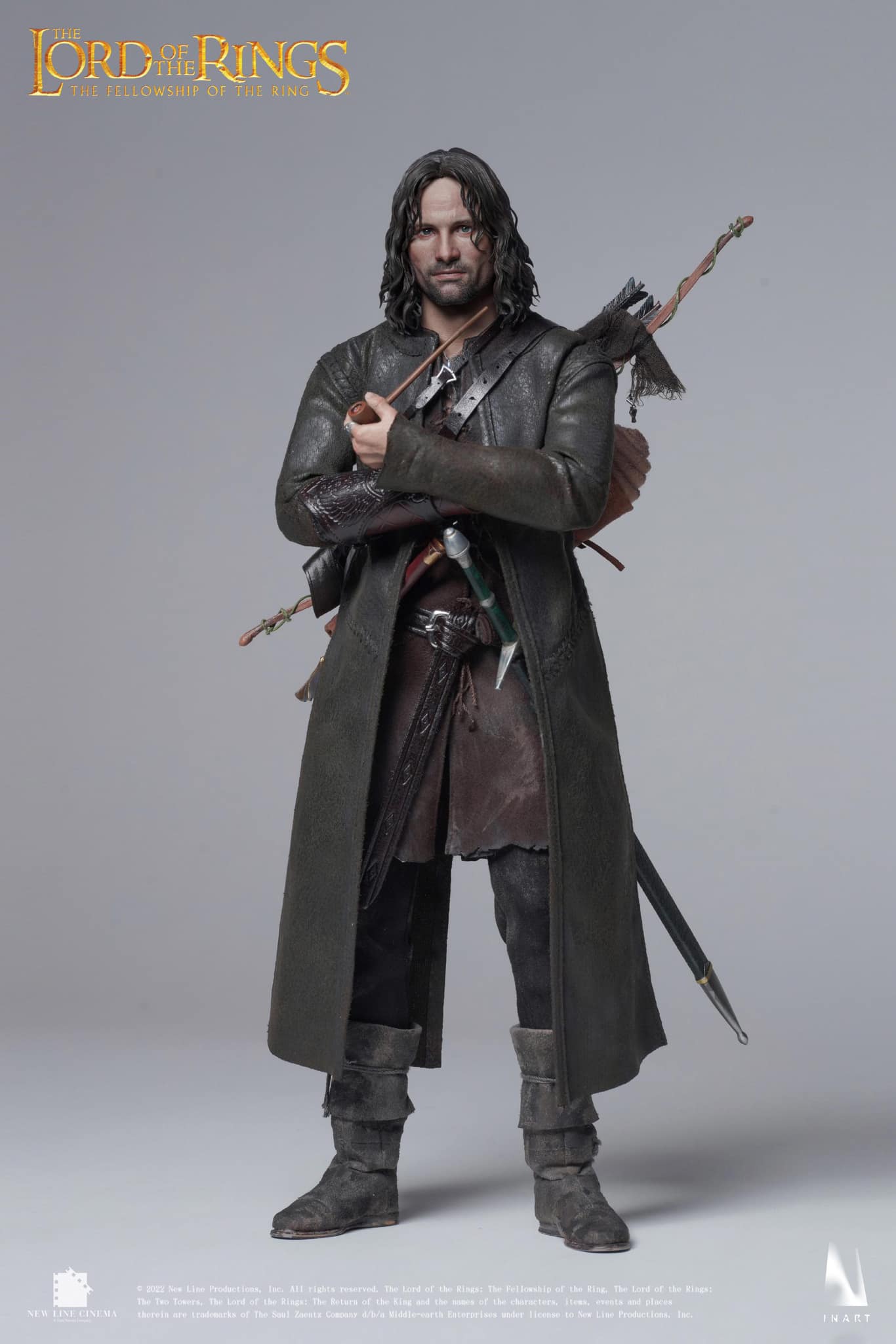 INART The Lord of the Rings: The Fellowship of the Ring - Aragorn 1/6 Collectible Figure (Standard Version) (Sculpted Hair)