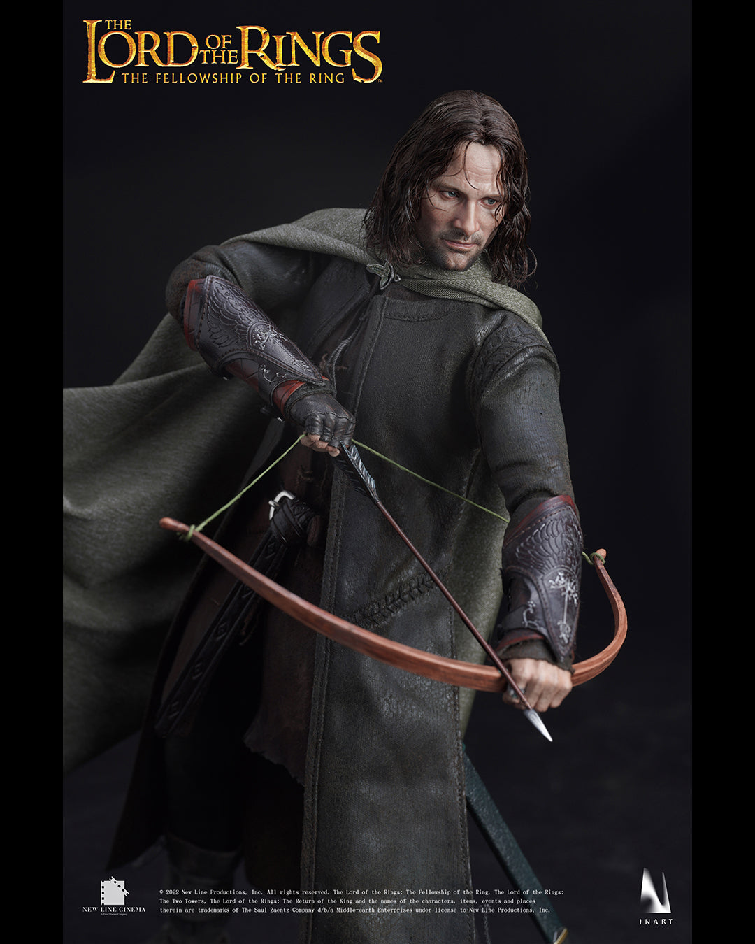 INART The Lord of the Rings: The Fellowship of the Ring - Aragorn 1/6 Collectible Figure (Deluxe Version) (Rooted Hair)